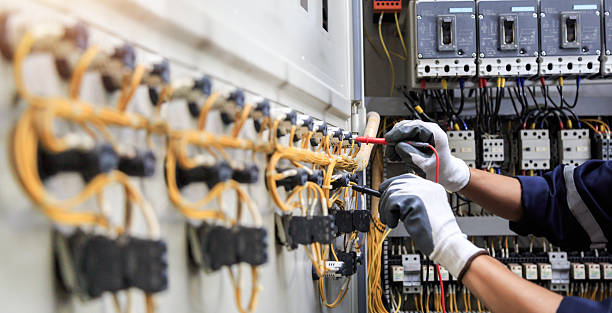 Professional Electrician technician working in Harrington Park, NJ
